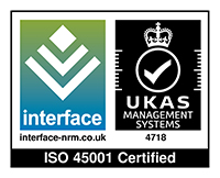 Interface UKAS ISO 45001 Certified