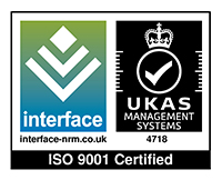 Interface UKAS ISO 9001 Certified